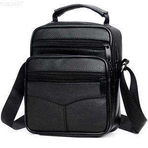 Messenger çantaları erkekler sıradan iş pu deri moda çanta crossbody seyahat sling paketi messenger paketi çanta asma çanta erkek l230815