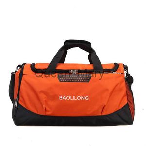 Duffel Bags Professionelles Sportbeutel mit großer Kapazität wasserdichte Freizeitspeicher -Fitness -Turnier Polyester Menwomen Packbares Duffle Reisetasche Mochila J230815