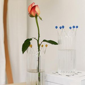 Vases Glass Flower Vase For Wedding Decor Centerpiece Rustic Flowers Arrangement Table Ornaments Tabletop Nordic