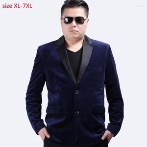 Men's Suits Arrival Fashion Spring And Autumn Men Suit Overcoat Loose Velvet Casual Blazer Plus Size XL 2XL 3XL 4XL 5XL 6XL 7XL