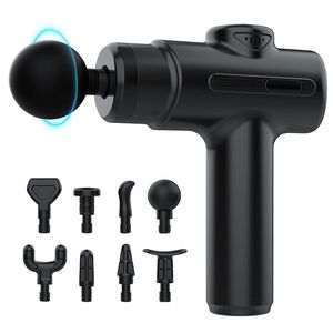 Massager a piena massaggiatore di tessuti profondi Massage Gun Impact Massager portatile Massager muscolare Gun di alleviazione e affaticamento con 8 teste di massaggio 230815