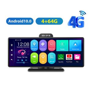 10,26 cala DVR Carplay Auto 4G GPS Nawigacja deska rozdzielcza 1080p FHD podwójny obiektyw Android 10 Rekorder rejestrator lusterka rejestratora K700