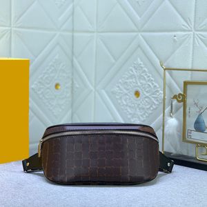 Crossbody Bag Tasarımcı Çanta Erkek Çok İşlevli Çok İşlevli Cüzdan Kart Torbası Su Geçirmez Taşınabilir Omuz Çantası Vintage Baskılı Fanny Pack #40298