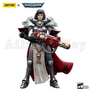 Military Figures JOYTOY 1/18 Action Figure 40K Battle Sisters Order Of The Argent Shroud Anime Military Model 230814