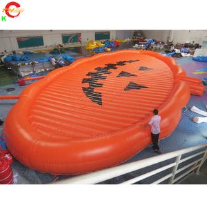Seeschiff zu Tür Outdoor -Aktivitäten kommerzieller Riese aufblasbare Bounce Jump Pad Air Sprungkissen Sportspiel zum Verkauf