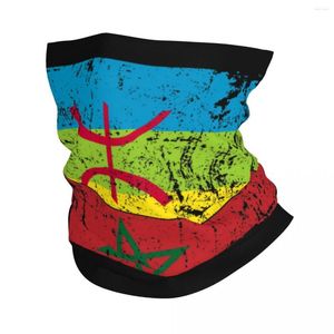 Sciarpe radici marocchine copertura per collo bandana stampato bandiera amazigh balaclavas face sciarpa cupolo caldo sport da esterno sport unisex per adulti antivento