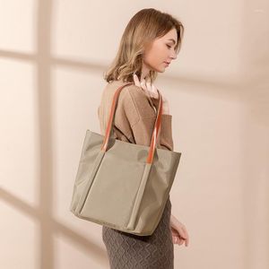 Evening Bags Women's Tote Bag Japan And South Korea Commuter Canvas Casual Simple Ladies Large Capacity Oxford Cloth Shoulder Handbag