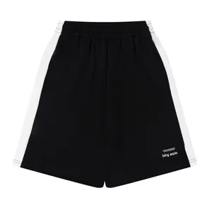 BLCG Lencia Summer Mens Drawstring Shorts Women Casual Jogger Sweathshorts Plus Size Workout Gym Högkvalitativ märkeskläder SJ130751