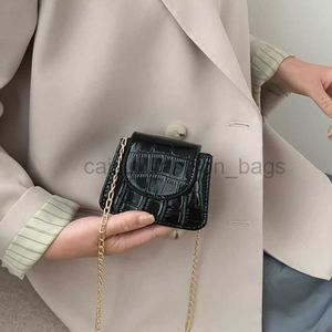 Cross Body Mini Crossbody Versatile Small Women 2023 Nuova versione coreana Catena coreana Fascibile e portatile Square Caitlin_Fashion_Bags