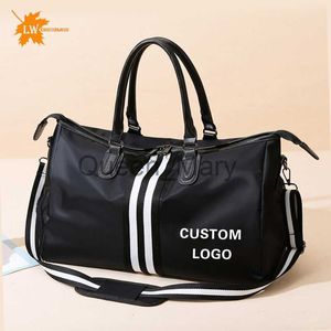 Duffel Taschen Personalisierte Reisetasche Herren- und Frauenhandtaschen Sporttraining Yoga Bag wasserdichte Wochenendbeutel Gepürtes Name Muster J230815