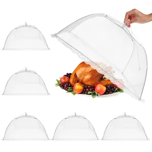 Dinnerware Define Winomo 6pcs Capas dobráveis ​​-Up Mesh Tent Net Picnic Gubla Cobra para acampar ao ar livre