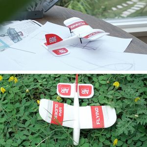 Aircraft Modle Mini RC Glider KF606 Hand Throwing Foam Professional Airplane Fixed Wing Wingspan Remote Control Outdoor Plane Toys for children 230815