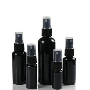 10 20 30 50ml preto recarregável névoa fina spray garrafa perfume pulverizador garrafas atomizadores cosméticos pet rbkxe