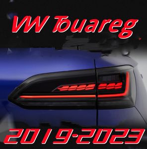 VW Taillights Touareg 20 19-2023 LEDランニングライトライトリアランプストリーマーターンシグナルの車のテールライト