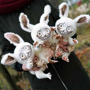 Nyhetsartiklar Easter Scary Bunny Plush Toys Horror Rabbit Doll Soft Toys Bloody Bunny Boys Girls Toys Kids Birthday Presents Party Ornament J230815