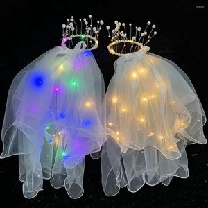 Accessori per capelli Romantic Hierpin Pearl Bridesmaid Bianco Velo Bridal Bridal Wedding Bride Testeni Light Light Crown