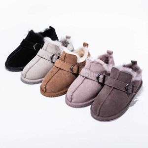 Dress Shoes 2023 Hot Sale Top Quality Women Genuine Leather Snow Boots 100% Natural Wool Inside Snow Boots Warm Winter Shoes Ankle Boots X230519