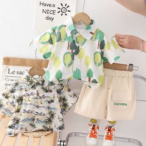 衣類セット男の子夏の服セット子供シャツショーツ2PCSベビートラックスーツのためのパーティースーツキッズホリデー服の衣装