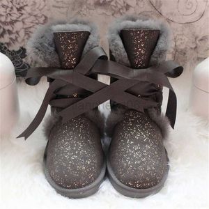 Dress Shoes Real Wool Boots 2022 Genuine Sheepskin Woman Snow Boots Botas Mujer Winter Shoes Women's Boots Natural Fur Shoes Women X230519