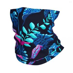 Scarves Hawaii Style Leaf Bandana Neck Cover Printed Balaclavas Face Scarf Multi-use Headwear Fishing Unisex Adult Washable