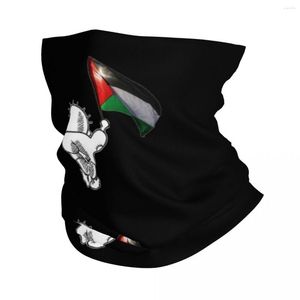 Scarves Handala Free Palestine Bandana Neck Gaiter Printed Flag Arabic Balaclavas Magic Scarf Headband Riding For Men Women Adult Winter