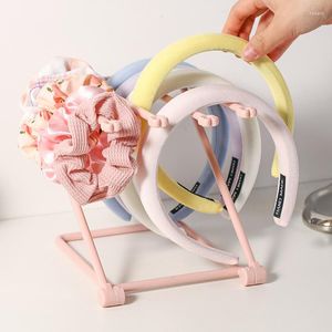 Jewelry Pouches Pink Plastic Display Racks Ring Earring Hairband Accessories Storage Organizer Packaging Supplies