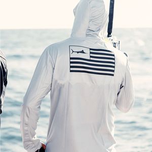 T-shirt per esterni con cappuccio da pesca a maniche lunghe con camere da uomo in camicie camicie da pesca abbigliamento Camisa de pesca pesca maglie da sole 230814