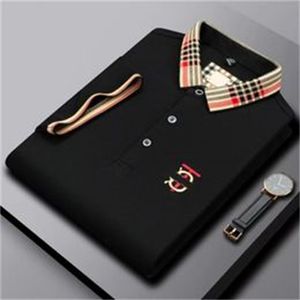 Designer homens tee high end bordado de manga curta algodão crocodilo polo camisas camisa mens tee coreano mens moda roupas verão luxo top plein polos 8inv