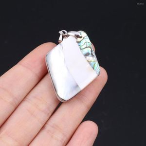 Pendant Necklaces Natural Stone Shell Three Types Of Splicing High-Quality DIY Necklace Earrings Jewelry Accessories Gift