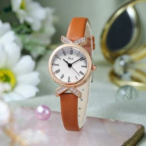 Zegarze Women Watch Whating Wysokiej jakości luksusowy projektant limitowanej edycji kwarcowo-battery wodoodporne skórzane zegarek 23 mm