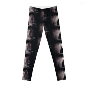 Active Pants Jack the Ripper Citat Leggings Women Push Up High midje träningshorts