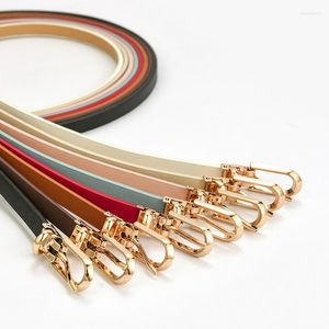 Belts Multi-color Lady's Slender Thin Belt Adjustable Women Simple Versatile Pin Buckle Waist Jeans Dress Decoration