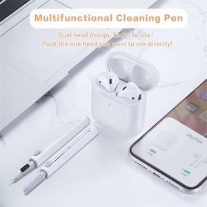 Bluetooth Earbud Cleaning earphone Pen Cleaning Brush Kit Washing Anti-clogging Anti-Dust Gadgets For Airpods 1 2 3 Pro Wireless Earphones Charging