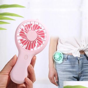 Party Favor Usb Mini Wind Power Handheld Fan Convenient And Traquiet Portable Student Office Cute Small Cooling Drop Delivery Home G G Dh359