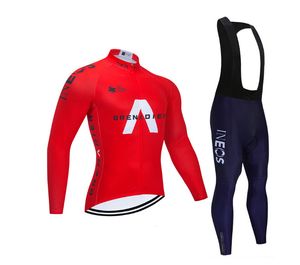 Cykeltröja sätter Mens Long Sleeve Suit Set Breattable Mountain Bike Wear 230814