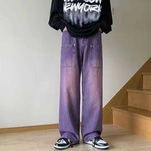 Purple Jeans Designer Jeans Mens Men Man Stack Jean Designer для мужчин для мужчин для мужчин длинные брюки черные мужские джинсы ksubi jeans ocked lovers Мужчины и женские модные премия премиум