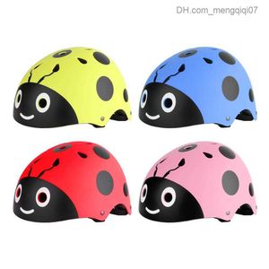 Caps Chapéus Capacete de joaninha fofa para crianças Bicicleta Skateboard Multi Sport Hat Hat Durável Prevenção de Lesões Capacete de Segurança Esportiva ao Ar Limite Z230815