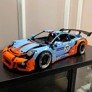 Блоки MOC High Tech Compatible 42056 Super Sport Car Model Set Build