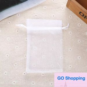 500 PCs Top Ivory Organza Gift Bag Favor Party 7x9 CM CORES