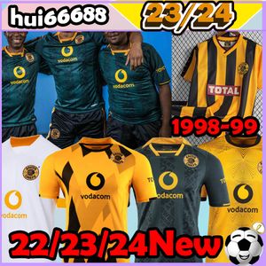 23 24 Kaizer Soccer Jerseys casa lontano Billiat Dolly Kambole Baccus Blom Hlanti maglia Retro Nurkovic 1998 99 CASTRO MASHIANE PARKER FROSLER maglia da calcio da uomo