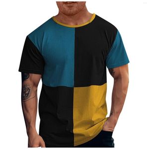 Magliette maschili camicia estiva europea e americana 2023 designer ropa o collo a maniche corta maglietta sportiva sport masculina roupo