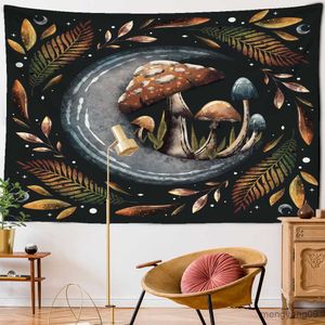 Tapissries Floral Tapestry Wall Hanging Hippie Mystery Bedroom Room Home Decor R230815