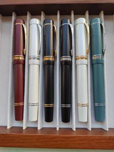 Fountain Pens Lemon Product M1 Piston Ink Metal Calligraphy Practice Fountain Pen Blade Long Knife Business Pen Nib Hand-Polished 230814