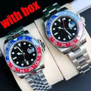 Designer Watches Mens Watches High Quality Automatic Movement Watches 41mm Ceramics Bezel 904L Rostfritt stål Sapphire Waterproof Arvurs Montre de Luxe