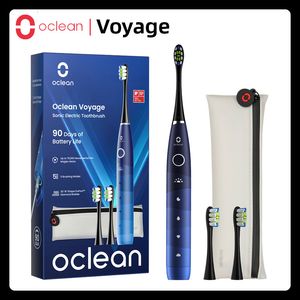 Toothbrush Oclean Voyage Sonic Electric Toothbrush Travel Teethbrush Kit Rechargeable Automatic Ultrasonic IPX7 Ultrasound Dental Whitener 230814