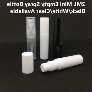 2ml/2g透明な補充可能なスプレー空のボトル小さな丸いプラスチックミニアトマイザー旅行化粧品メイクアップコンテナ香水ローションサンプルoekc