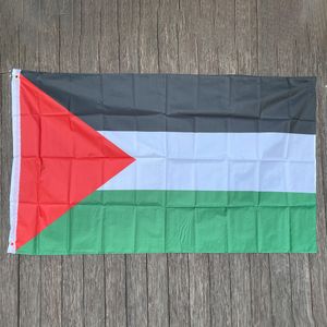 Banner Flags Xvggdg Large Palestine Flag Polyester 150 x 90cm Gaza Palestinian banner 230814