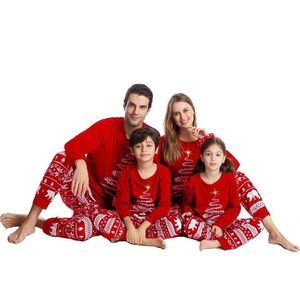 Family Matching Outfits Couple Christmas Pajamas Year Costume For Children Mother Kids Clothes Set Drop Delivery Baby Maternity Cloth Dhhoa