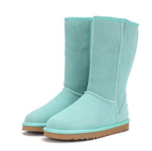 AUS Classical 5815 Tall Women Snow Boots Sheepskin يحافظ