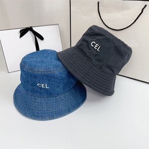 Designer Luxury Bucket Hat Fashion Street Denim Bucket Mens Hats Unisex Spring Summer Caps Letter Printed Classic Outdoor Sunhat Beanies